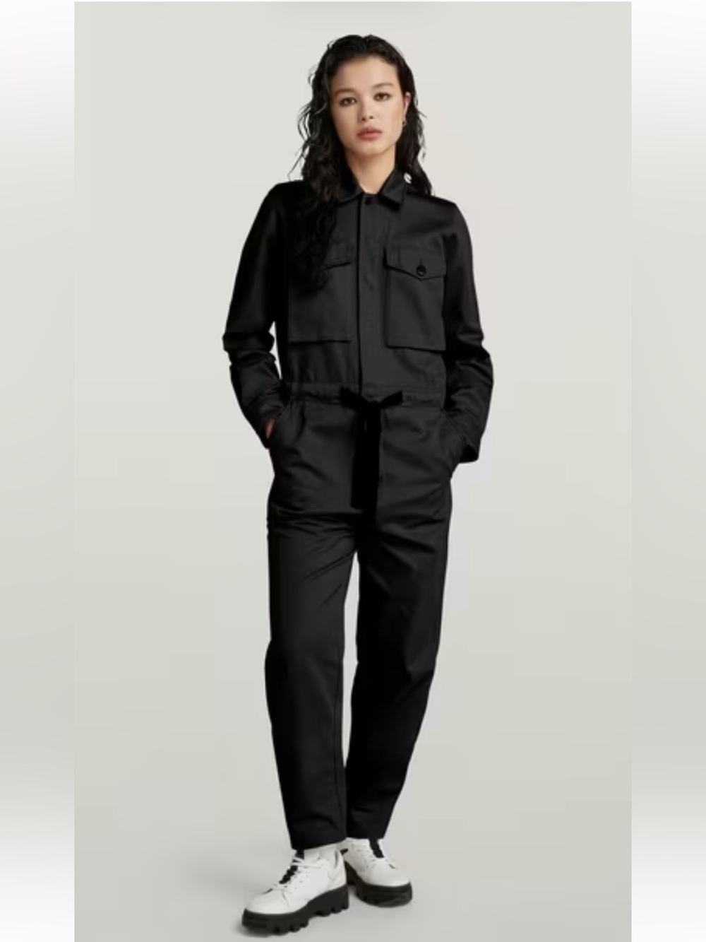 G-Star Black Army Jumpsuit with Chest and Back Pockets size S
